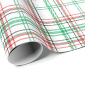 Papier Cadeau Crisp Festive Check (Coin rond)