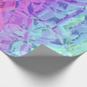 Papier Cadeau cristal arc-en-ciel gelé : (Coin)