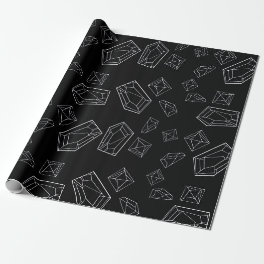Papier Cadeau Cristaux (Déroulé)