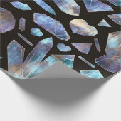 Papier Cadeau Cristaux d'énergie magique Arc-en-ciel Crystal Roc (Coin)