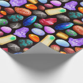 Papier Cadeau Cristaux/pierres précieuses (Coin)