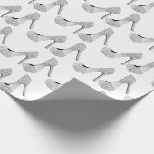 Papier Cadeau Cristaux Swarovski Diamant talons hauts Chaussures (Coin)