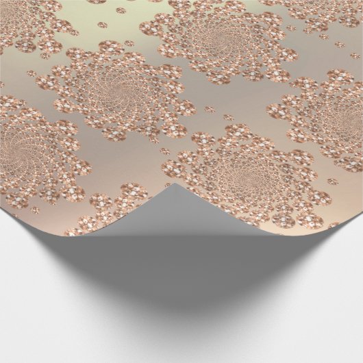 Papier Cadeau Cristaux Swarovski en or rose Infinité spirale Cop (Coin)