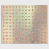 Papier Cadeau Cristaux Swarovski rose or Mint Cuivre rose (Plat)