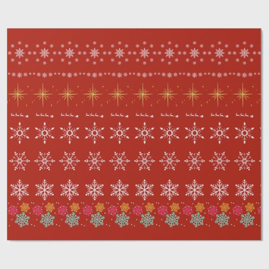 Papier Cadeau Cristmas Wrapping Paper (Plat)