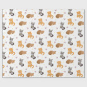 Papier Cadeau Critères adorables (Plat)