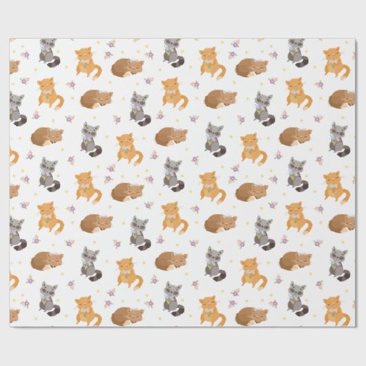 Papier Cadeau Critères adorables (Plat)