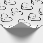 PAPIER CADEAU CROCHET DE PÊCHE (Coin)