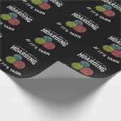 Papier Cadeau Crochet Hobby Knitter pour fils d'artisanat (Coin)