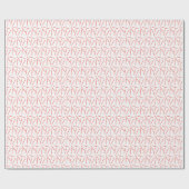 Papier Cadeau Crochet Hooks Artisanat Corail (Plat)