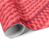 Papier Cadeau crochet rayé closeup (Coin rond)