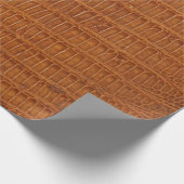 Papier Cadeau Crocodile alligator reptile texture cuir fermer  (Coin)