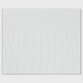 Papier Cadeau Crocodile blanc - Impression (Plat)