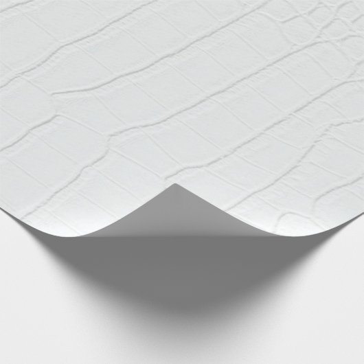 Papier Cadeau Crocodile blanc - Impression (Coin)