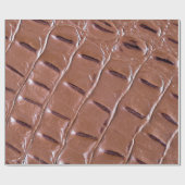 Papier Cadeau Crocodile cuir texturé fond abstrait, ani (Plat)