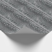 Papier Cadeau Crocodile Noir : Météo Noire Mystique (Coin)