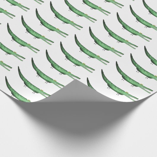 Papier cadeau crocodile, papier cadeau (Coin)