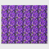 PAPIER CADEAU CROCUS DE PRINTEMPS (Plat)