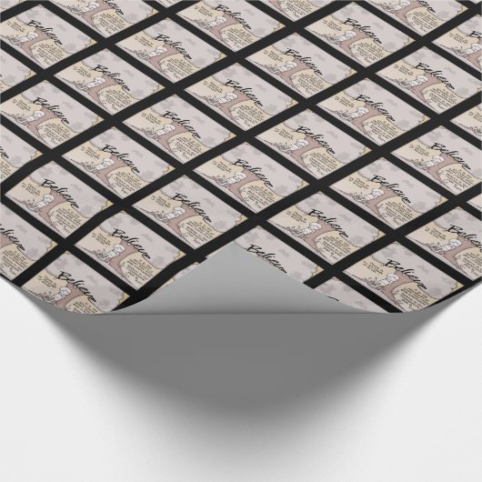 Papier Cadeau Croire l'arbre (Coin)