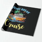 Papier Cadeau Croisière de vacances de printemps (Déroulé)