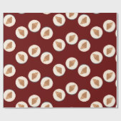 Papier Cadeau Croissant Art Art Food Brunch Papier d'enveloppeme (Plat)