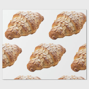 Papier Cadeau Croissant aux amandes frais Pâtisserie française
