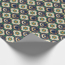 Croissant de Ramadan islamique géométrique sans co