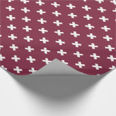 Papier Cadeau Croix blanche sur mûrier (Coin)