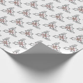 Papier Cadeau Croix chrétienne (Coin)