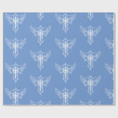 Papier Cadeau Croix chrétienne (Plat)