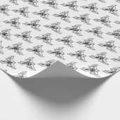 Papier Cadeau Croix chrétienne (Coin)