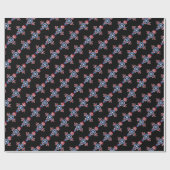 Papier Cadeau Croix chrétienne (Plat)