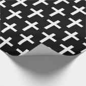 Papier Cadeau Croix chrétienne (Coin)