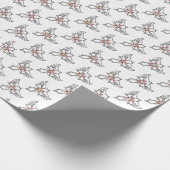 Papier Cadeau Croix chrétienne (Coin)