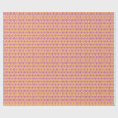 Papier Cadeau Croix chrétienne rose (Plat)