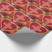 Papier Cadeau Croix de coeur (Coin)