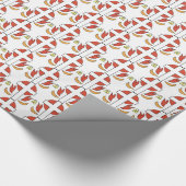 Papier Cadeau Croix de confirmation et flammes (Coin)