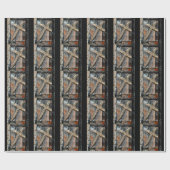 Papier Cadeau Croix de force (Plat)