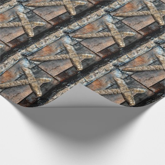 Papier Cadeau Croix de force (Coin)