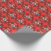 Papier Cadeau Croix de la Secourt incendie Noël (Coin)