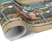 Papier Cadeau Croix de marine d'U S (Coin rond)