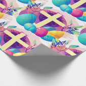 Papier Cadeau Croix de Pâques (Coin)