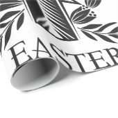 Papier Cadeau Croix de Pâques (Coin rond)