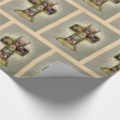Papier Cadeau Croix de Pâques (Coin)