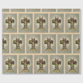 Papier Cadeau Croix de Pâques (Plat)