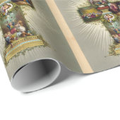 Papier Cadeau Croix de Pâques (Coin rond)