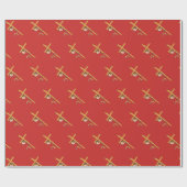 Papier Cadeau Croix de Pâques (Plat)