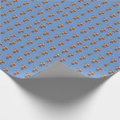 Papier Cadeau Croix de Rose (Coin)