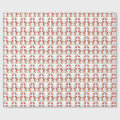Papier Cadeau Croix et Flammes de Confirmation (Plat)