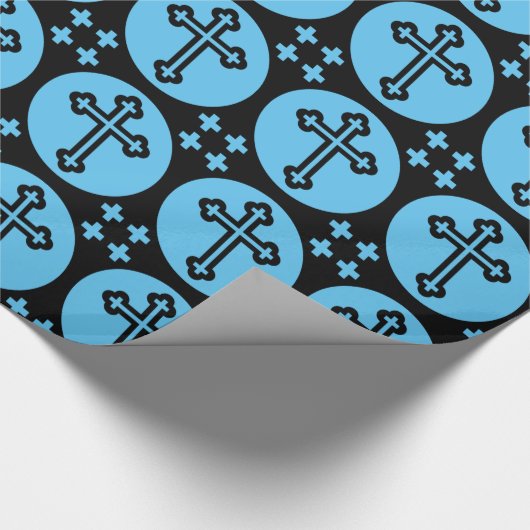 Papier Cadeau Croix orthodoxe (Coin)